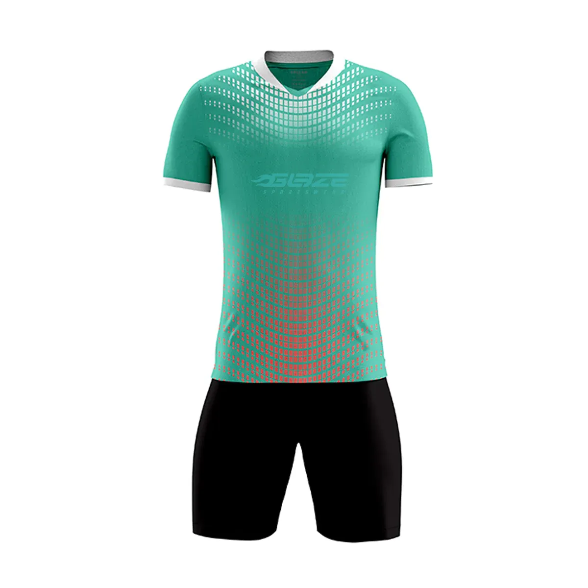 Set di abbigliamento da calcio per club di squadra personalizzato all'ingrosso kit da calcio con ricamo maglia da calcio sublimata per gli uomini