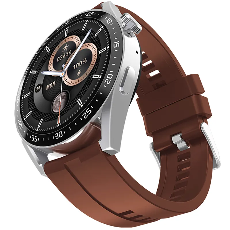 Nuevo producto Nfc pago hombres Smartwatch Hw28 1,39 pulgadas 360*360 resistencia al agua Bt llamada Monitor de ritmo cardíaco reloj de pulsera inteligente