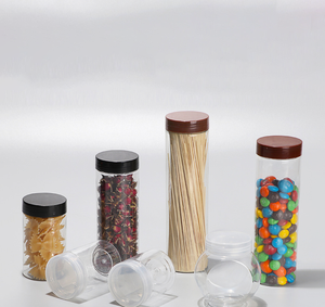 Logo personnalisé 100ml 200ml couvercle en plastique pots de miel stockage des aliments bouteilles en plastique transparentes conteneurs bocaux en plastique - Product Image 4