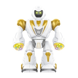 Oyuncak hobi elektrikli yürüyüş dönen robot pil kumandalı ışık ve müzik dans robot oyuncak çocuklar B/O robot - Product Image 1