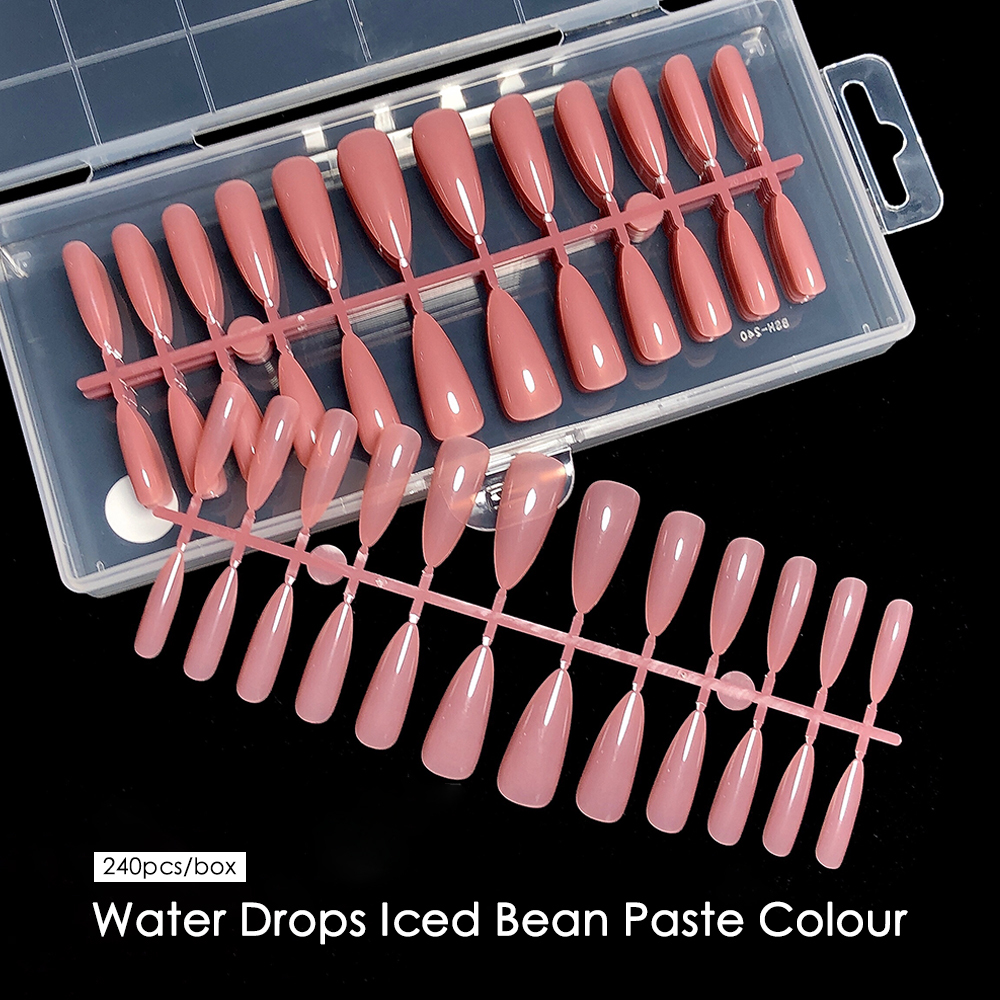 Couleur pâte de haricot en forme de larme