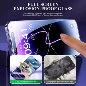 Đối với chất lượng cao chống gián điệp sự riêng tư Tempered Glass điện thoại bảo vệ màn hình <span class=keywords><strong>iPhone</strong></span> 14 15 16 17 Pro Max cộng với Glass tampered màn hình - Product Image 3