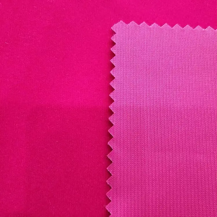 Çin üretici % 100% polyester akın kadife kumaş çanta