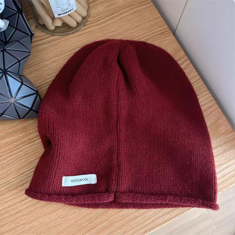 Casquette-Wine Red