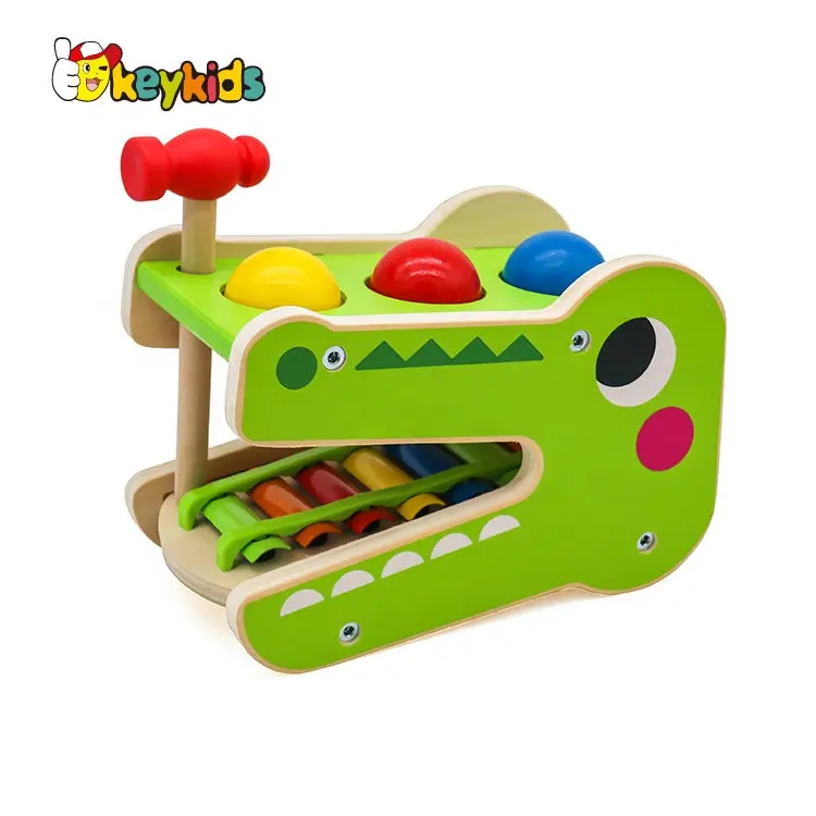 Jouets en bois pour enfants, 16 pièces, nouveau produit, joyeux jouet pour enfants, W06D049