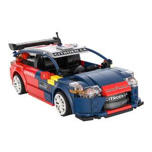Cada C51078W 1/20 çift mod APP kontrol C4 WRC 2008 yarış araba yapı taşları modeli DIY montaj spor araba oyuncak - Product Image 2