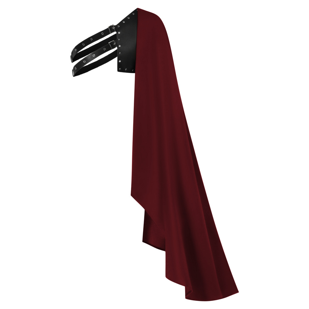 25gz0571 short knight shawl-wine red