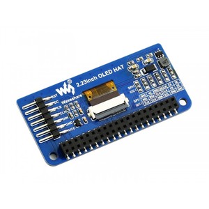 Cappello display OLED Waveshare da 2.23 pollici per Raspberry Pi, 128*32 pixel, interfaccia SPI/I2C - Product Image 2