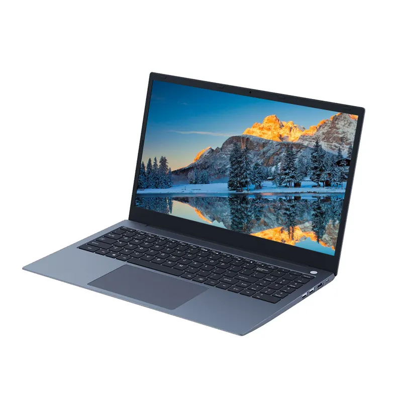 Pabrik OEM 15.6 inci logam abu-abu laptop 1080p bezel sempit generasi 11 notebook inti