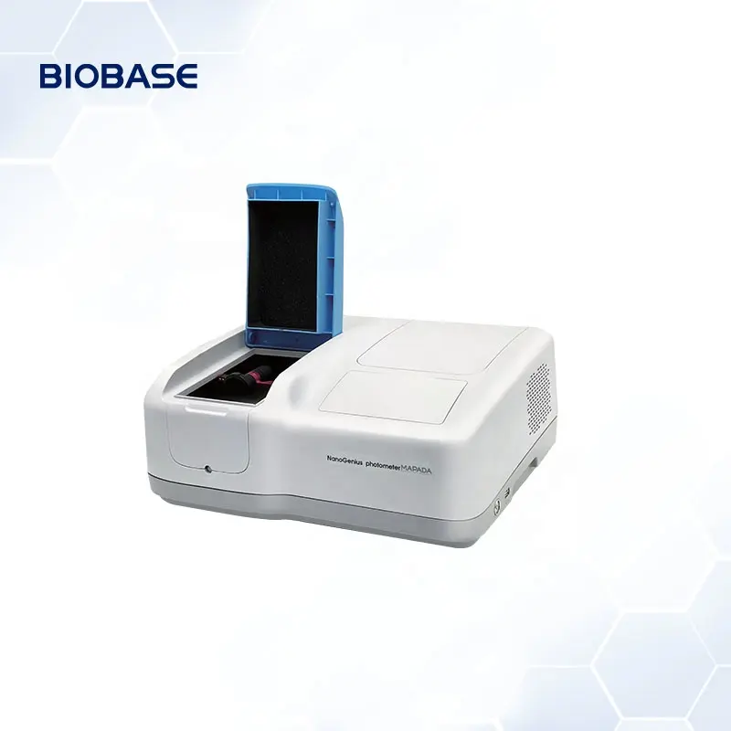 جهاز قياس الأشعة والتصوير الطيفي UVVIS بجهد صغير من BIOBASE في الصين مع حامل عينات بتصميم فريد لاختبار الحمض النووي والبروتين