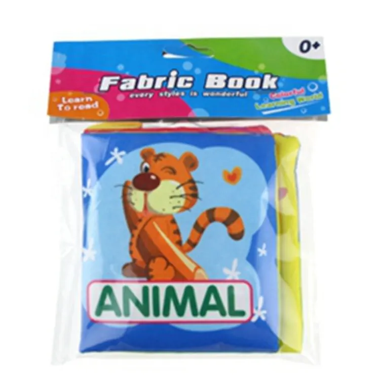 On-line Hot Sale Babies Educational Toys Gift Early Education Baby Cloth Bool Fabric Book for Infant