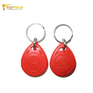 Personalizzato TK4100 programmabile riscrivibile UID ABS portachiavi 125KHZ/13.56MHZ RFID chiave portachiavi etichette ed etichette