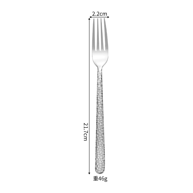 tenedor de cena de plata