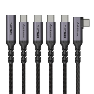 High Quality Cabo USB C Cable PD 100W 20V 5A Fast Charging USB3.1 USB 3.1 Gen2 4K Ultra HD Type C to Type C Cable for Macbook