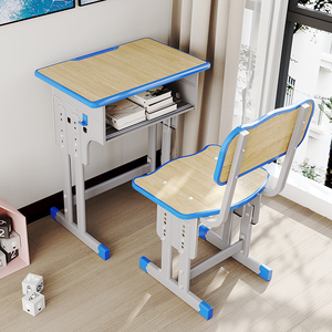 Grundschule Stiel Klassen zimmer Schüler Schreibtisch Doppels itz Schreibtisch und Schulklasse Stuhl Stuhl zum Lernen Schule Schreibtisch - Product Image 5