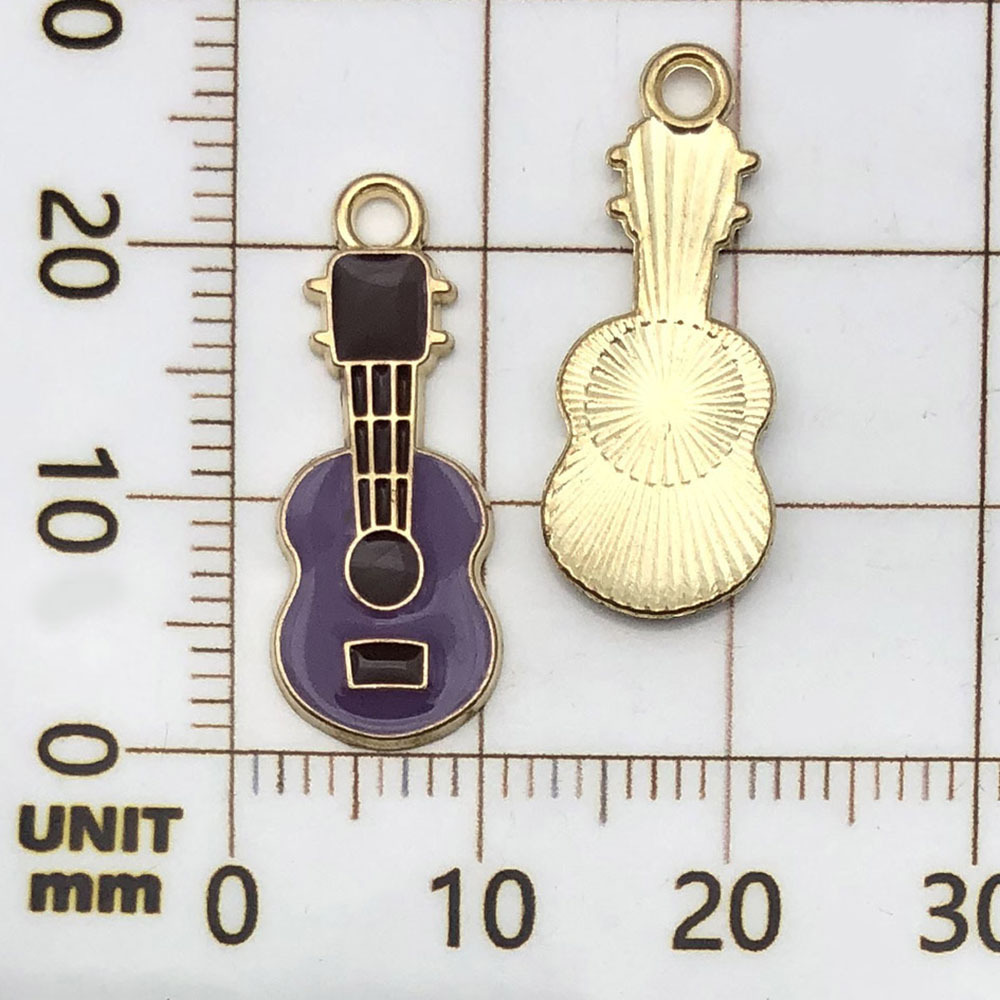 One purple drip guitar - 0.9g - 23*10mm - 19468