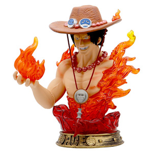 38cm 0ne parça aksiyon figürleri Sabo Portgas <span class=keywords><strong>D</strong></span> Ace alev bağlı savaş Anime PVC modeli heykeli dekorasyon bebekler hediyeler oyuncaklar