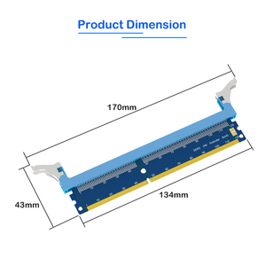 デスクトップコンピュータDDR3 RamアダプタDDR 3メモリモジュールテスト保護カード用長固定バックルRAM保護アクセサリ - Product Image 3