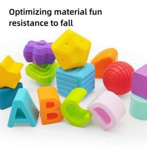 Multi Sensory <strong>Shape</strong> Activity Cube Toy Montessori Baby <strong>Shape</strong> <strong>Sorting</strong> Nesting Stacking Toys Baby's Tummy Time Toy - Product Image 4