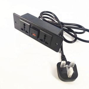 定制通用电源插座办公桌嵌入式嵌入式插座嵌入式桌面家具电源插座，带usb-c - Product Image 3