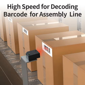 Módulo de escáner de código de barras CCD con cable 1D portátil con interfaz USB lector de código de barras integrado para escaneo de inventario en Stock