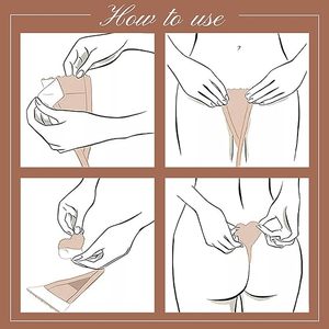 Factory Customize Invisible No-Line Self Adhesive <strong>C</strong>-<strong>string</strong> Panties Stick on Knickers Strapless Underwear <strong>G</strong> Thongs for Women - Product Image 5