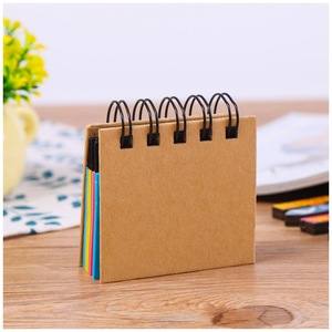 Al por mayor personalizado 5 colores espiral Bloc de notas de tapa dura Mini cuaderno con surtido de notas adhesivas - Product Image 5
