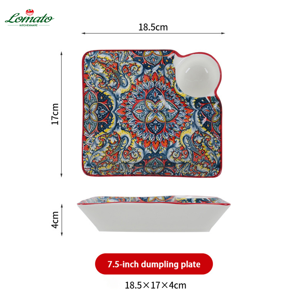 7.5-inch dumpling plate