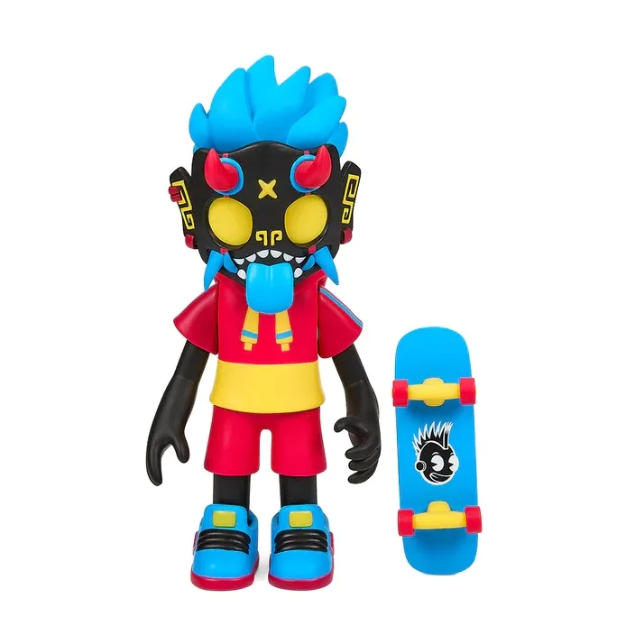 Figura de vinil de plástico personalizada para brincar de skate, boneco de PVC para meninos, boneco colecionável em PVC