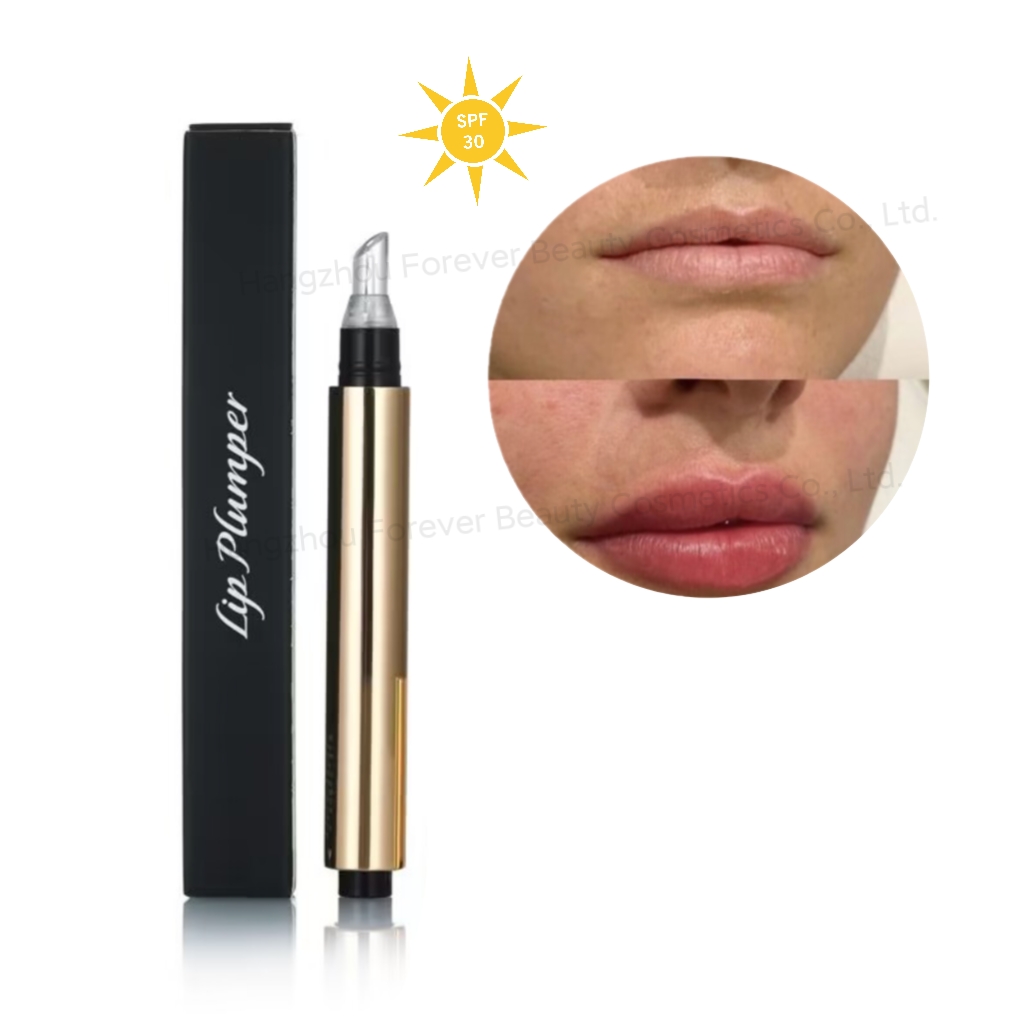 Crème solaire lèvre plumper en tube doré