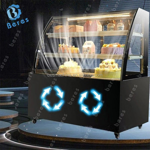 Bánh thủy tinh bánh mì Pastry hiển thị tủ lạnh thương mại bánh sandwich tráng miệng Sushi bánh trung thu trưng bày tủ lạnh - Product Image 4