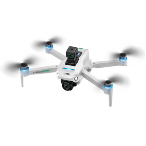 S159 LED dokunmatik büyük ekran uzaktan RC Drone FPV GPS Quadcopter Drone HD çift kameralar uzun pil ömrü engel kaçınma - Product Image 4