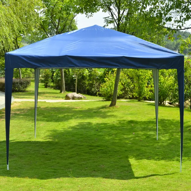 Tenda Gazebo Lipat Antiair 10X10 Kaki, Tenda Naungan Kanopi 3X3 Portabel Luar Ruangan