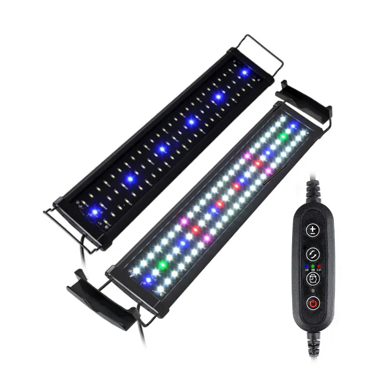 30W Auto Verstelbare Rgb Aquarium Licht Met Timer Kanaal Voor Rif Live Plant 48 Inch Full Spectrum Geplant Led Aquarium Licht