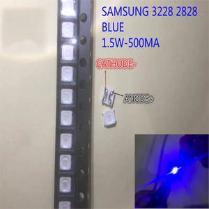 1000 cái/lốc SMD LED 3228 3V màu xanh 2828 1.5 Wát công suất cao cho TV đèn nền mới - Product Image 1