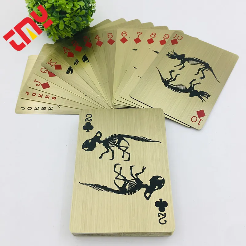 The High-Quality Product And Cheap 304 Stainless Steel Engraved Gift Metal Playing Card