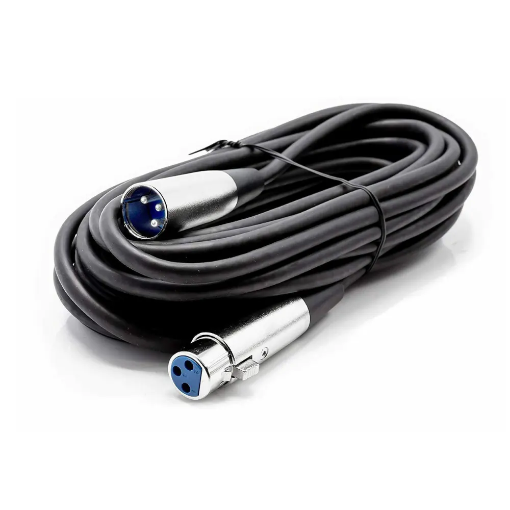 Niederspannungs-Sauerstoff-freies Kupfer-schwarzes Mikrofon rca audio cabl Lautsprecher kabel XLR-3Pin männliche xlr-Mikrofon kabel