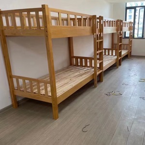 All Solid <strong>Wood</strong> Dormitory with Bunk Beds for Adults and Children Bunk Beds - Product Image 6