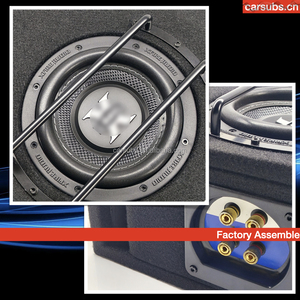 6インチカーパッシブサブウーファースピーカーボックス500W RMSカーサブウーファーエンクロージャー6.5 "ピックアップトランクバン用 - Product Image 5