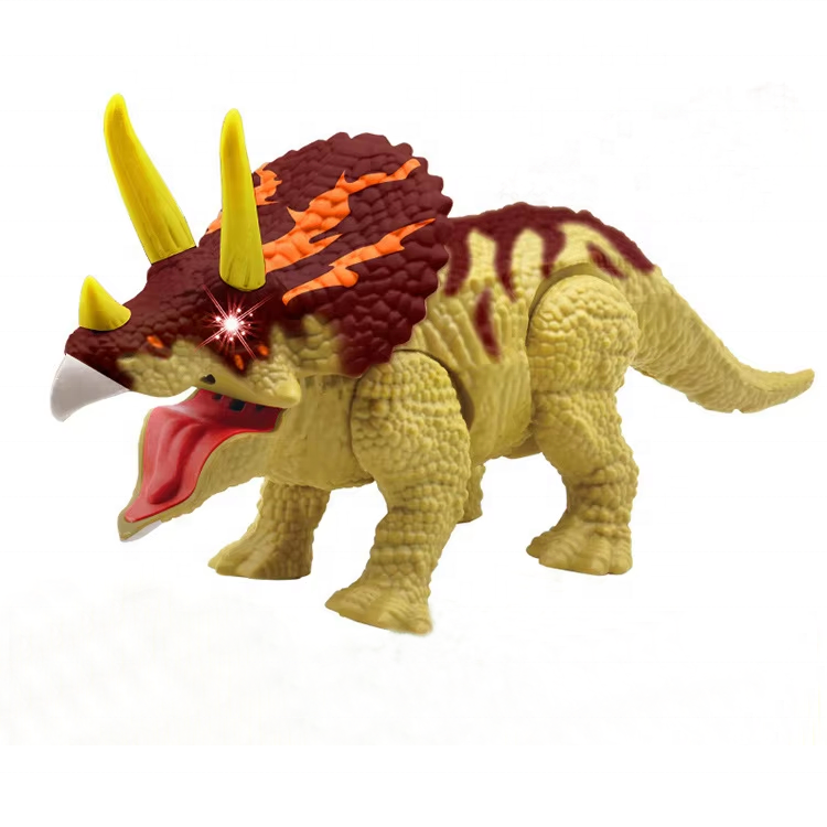 Wholesale Shun Zhan Toys Cool Electric Dinosaur Toys Simulation Flamethrower Spray Triceratops ABS Material Children's Puzzle 2