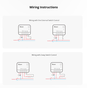 Sonoff ZBMINI L2 kablosuz APP Alexa uzaktan kumanda Zigbee akıllı anahtar işık denetleyici modülü akıllı ev için hiçbir nötr - Product Image 6