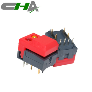 LED-Drucktasten schalter der Serie C3006 Beleuchteter quadratischer Ein-Aus-Mini-Drucksc halter - Product Image 1