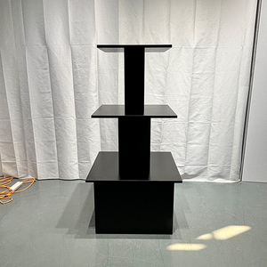 Custom 3 Tier Square/Round MDF Display <strong>Table</strong> <strong>Multi</strong> <strong>Functional</strong> Stand for Cosmetics Books Shoes &amp; Retail - Product Image 3