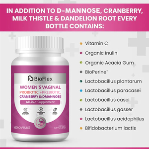 OEM Marque privée Capsules probiotiques Capsules Vitamines D-Mannose Canneberge Équilibre du pH Supplément pour Femmes - Product Image 5