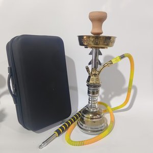 中东风格小水烟支持定制水烟吸烟配件Hoka Shisha便携式水烟厂家批发。