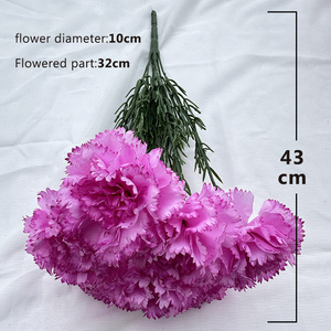 QYY-985 YUSONG 7 Heads Carnation Direct Wholesale Silk Artificial Lily Good Quality New Design