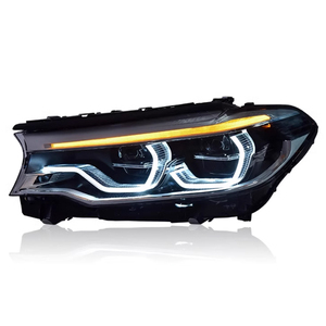 18-20 yeni 5 serisi G38 far takımı orijinal 5 serisi yüksek donanımlı LED far kaşık koşu işık güçlendirme - Product Image 3