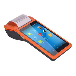 Terminal pos portátil de P58-Q5 con android, máquina de terminal pos de impresora con escáner de código de barras - Product Image 1