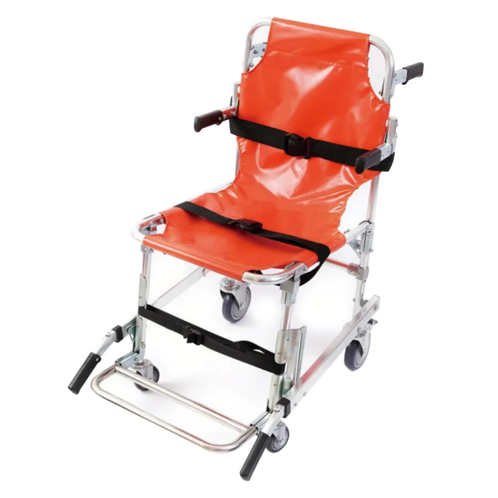 YFTE-SS01 sedia a rotelle in lega di alluminio sedia a rotelle con ruote per disabili trasferimento scala barella mobili medici