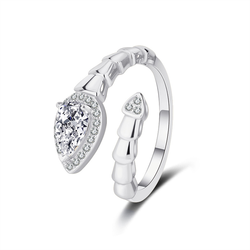 Moissanite 1ct+GRA Certificate-White Gold